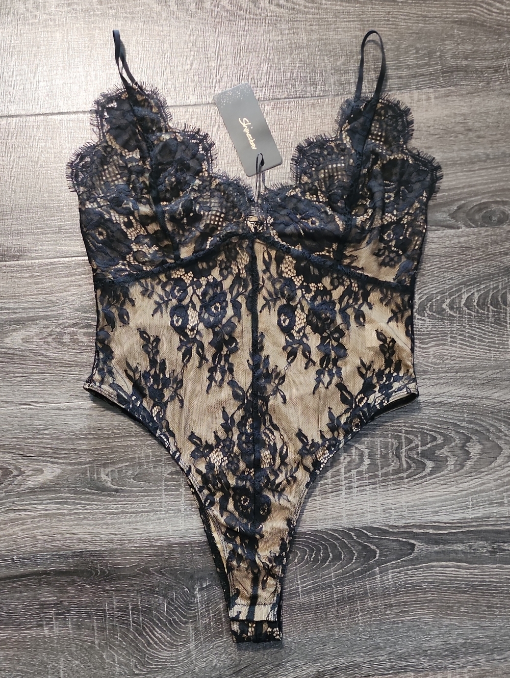 🌵 Shinestar Eyelash Lace Bodysuit 🌵